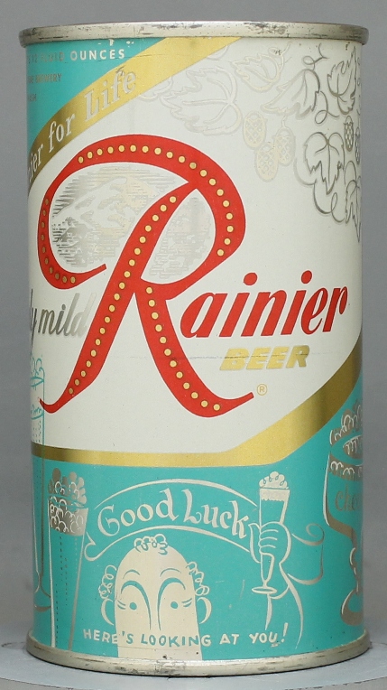 Rainier Beer Flat Top Can