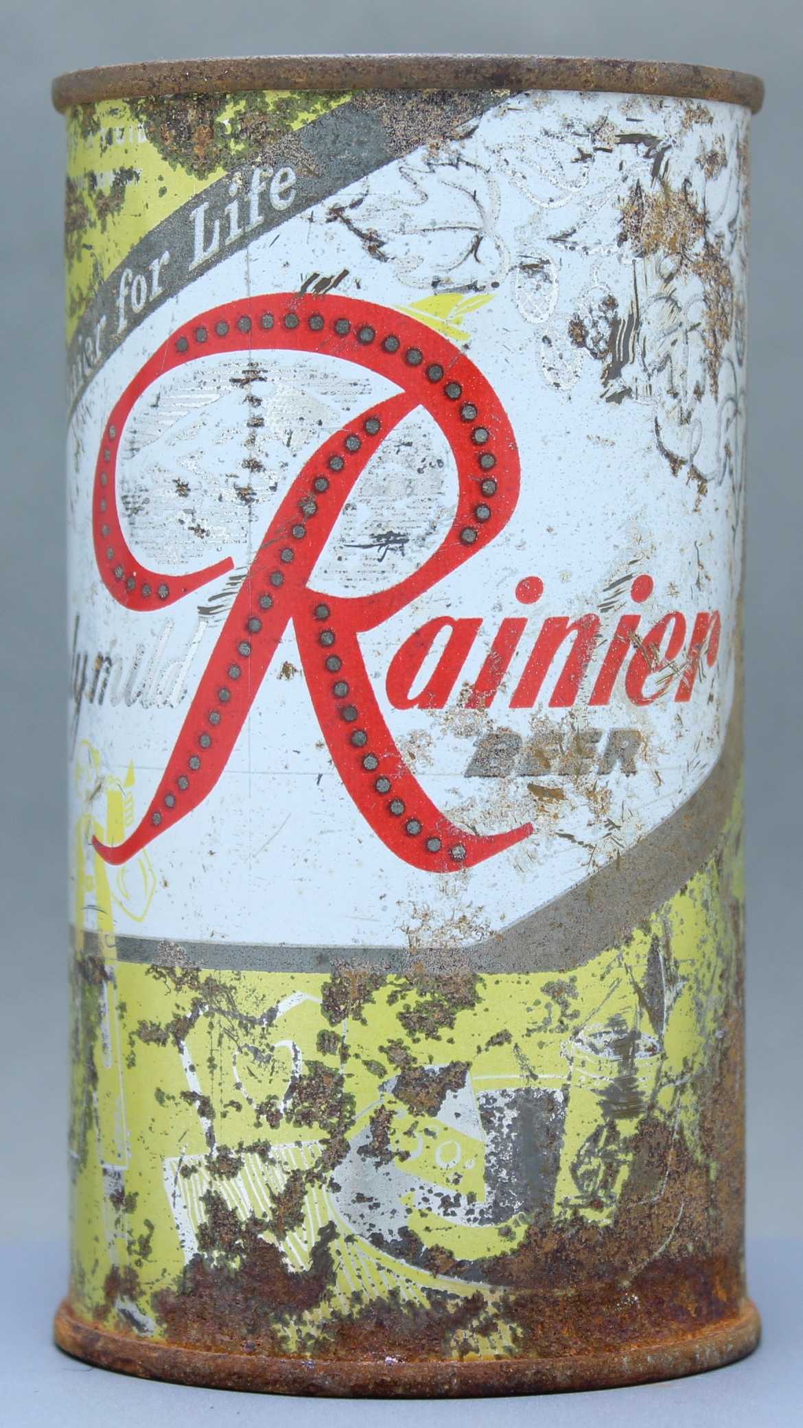 Rainier Beer Flat Top Can