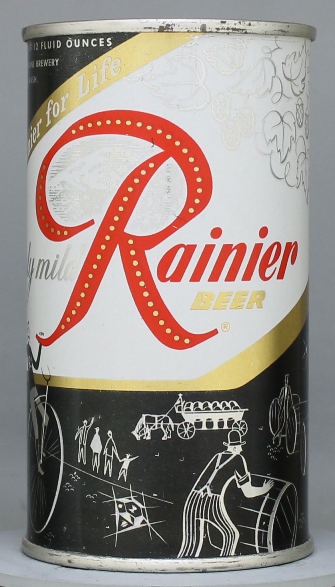 Rainier Beer Flat Top Can
