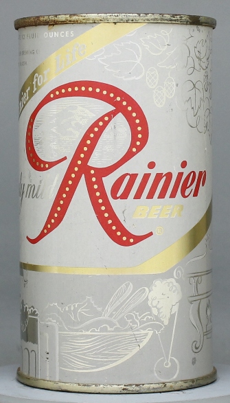 Rainier Beer Flat Top Can