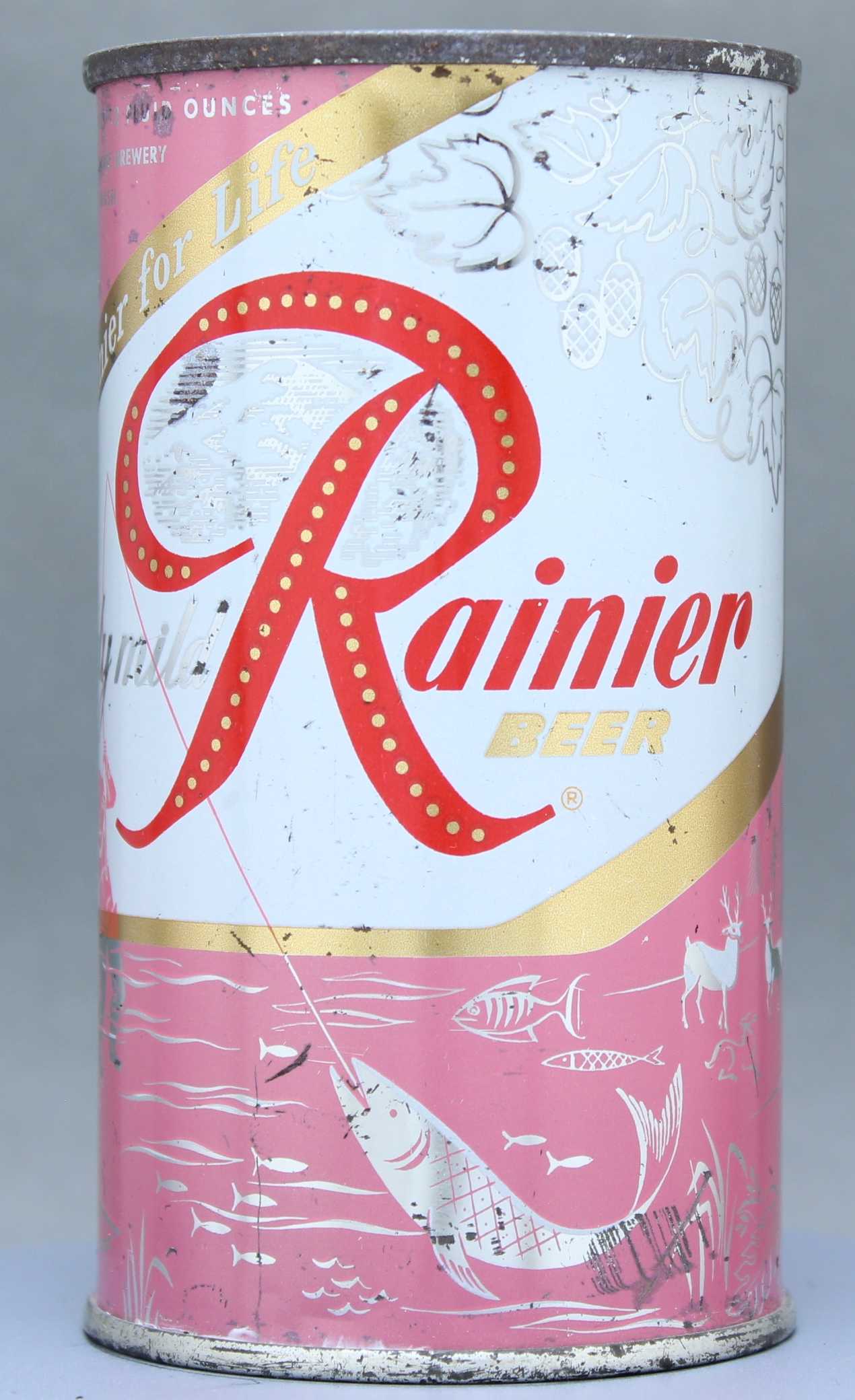 Rainier Beer Flat Top Can