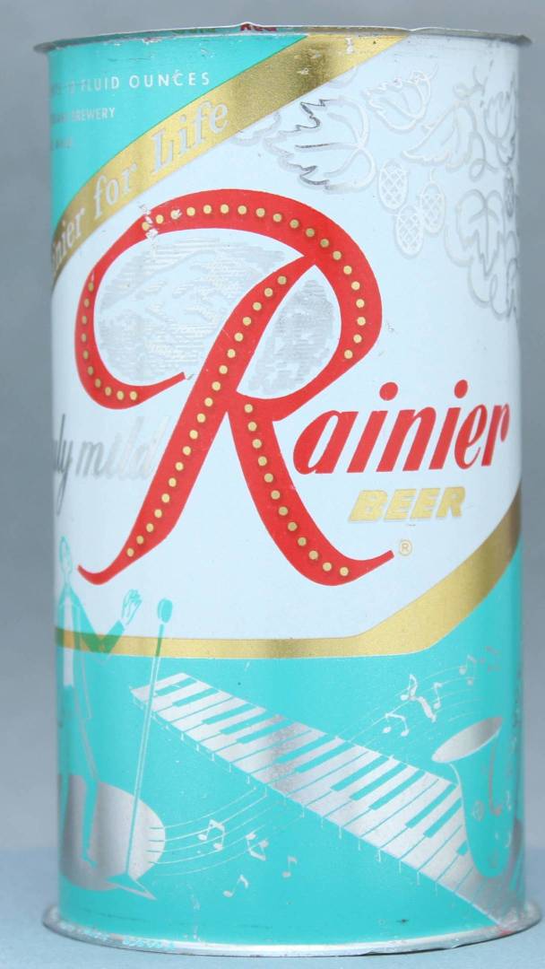 Rainier Beer Flat Top Can