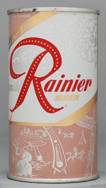 Rainier Beer Flat Top Can
