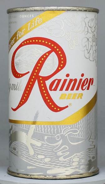 Rainier Beer Flat Top Can