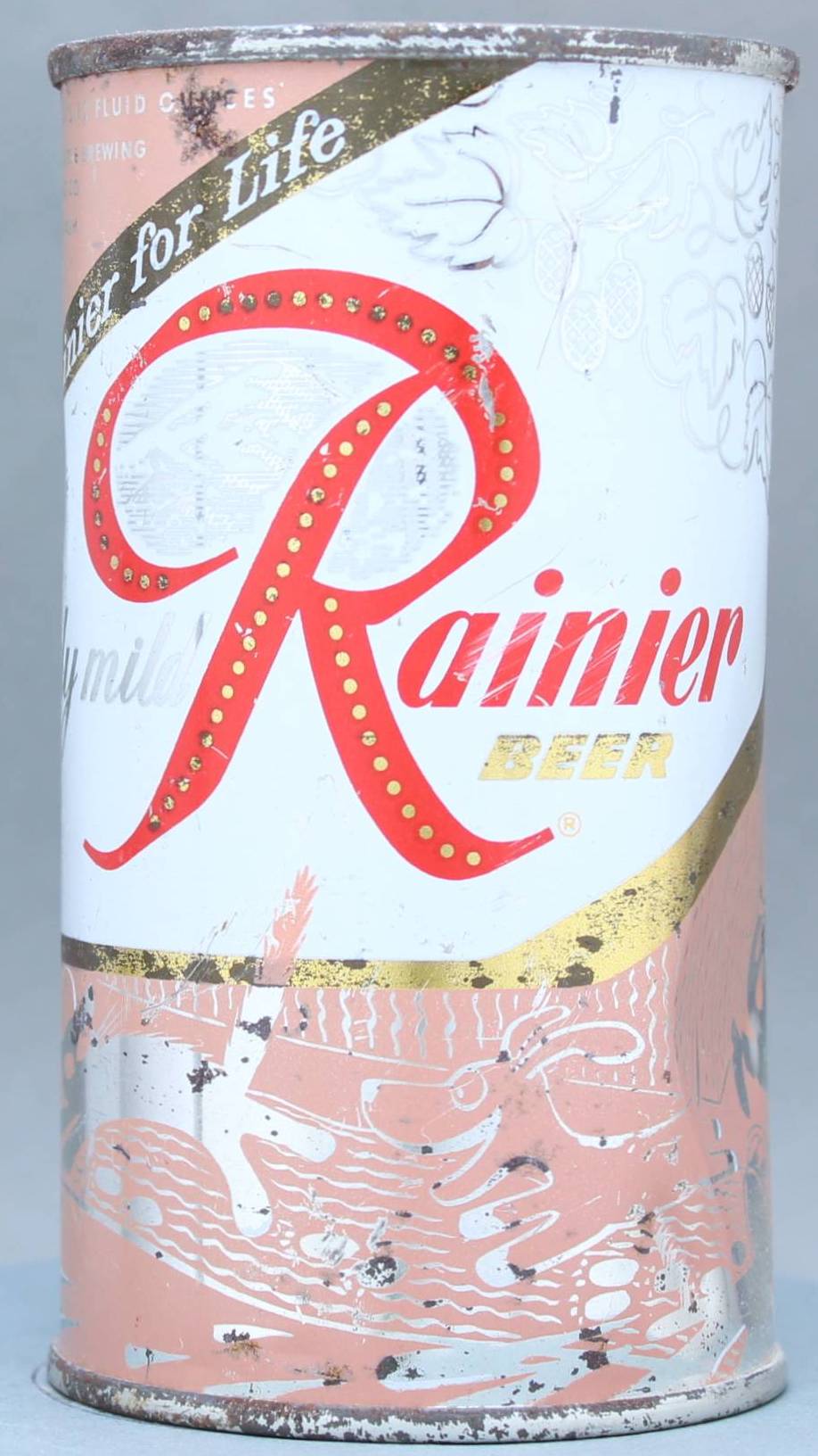 Rainier Beer Flat Top Can
