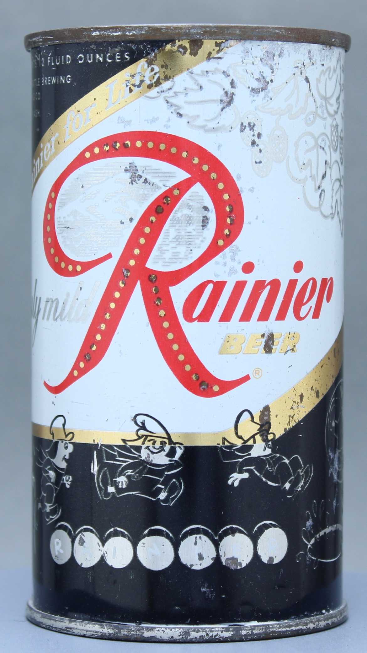 Rainier Beer Flat Top Can