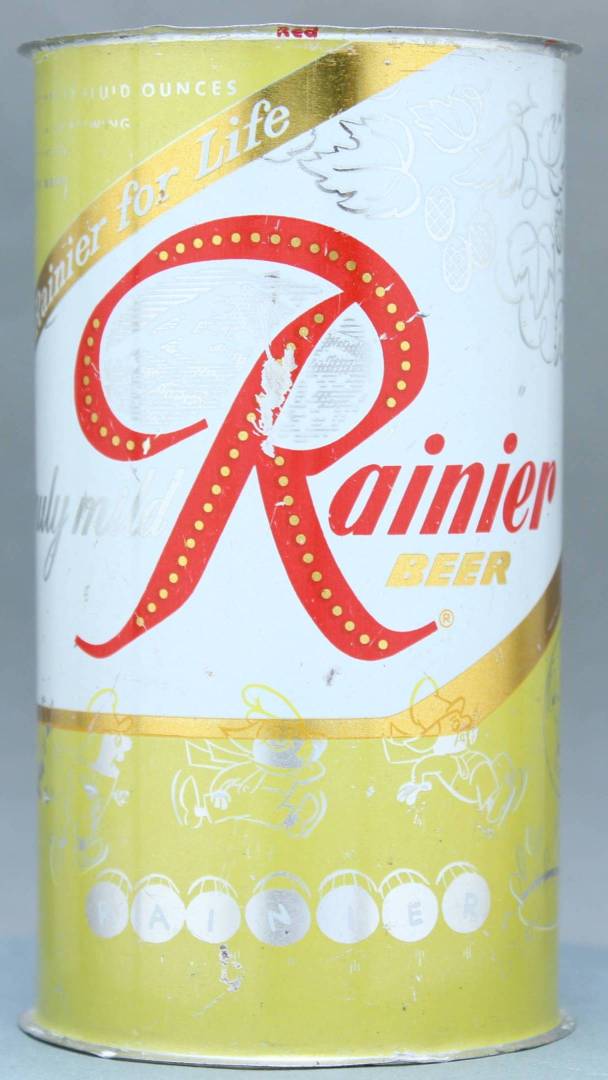 Rainier Beer Flat Top Can