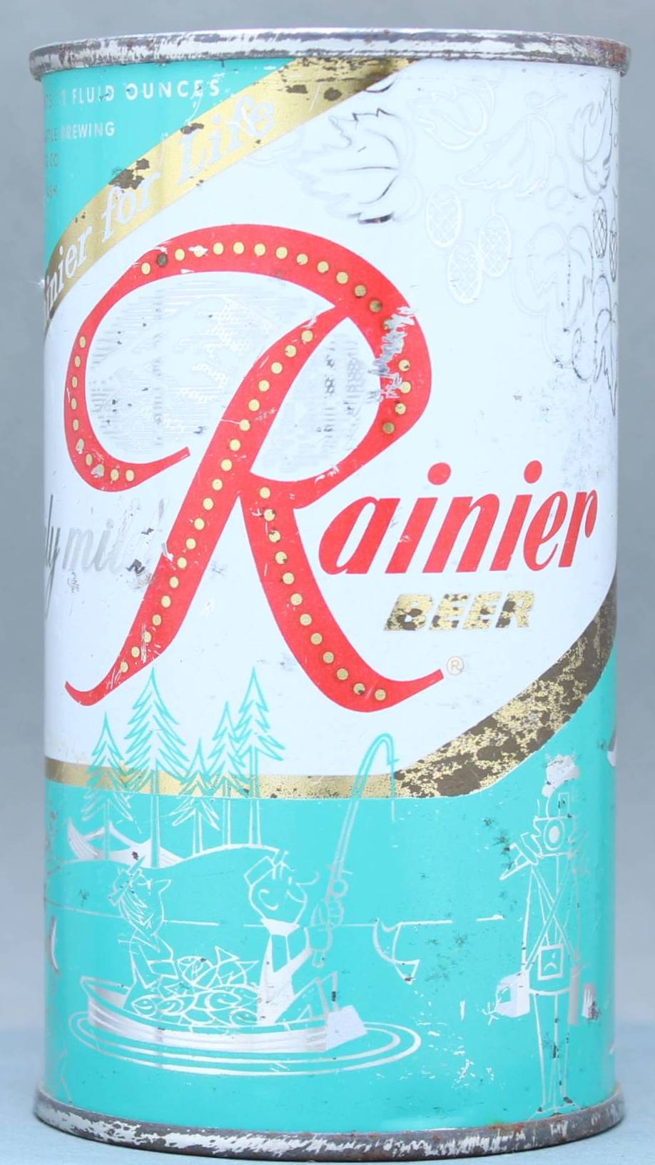 Rainier Beer Flat Top Can