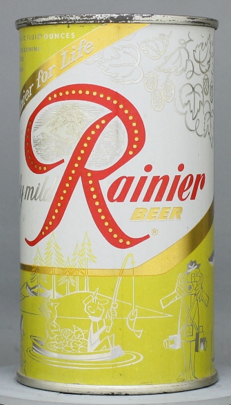Rainier Beer Flat Top Can
