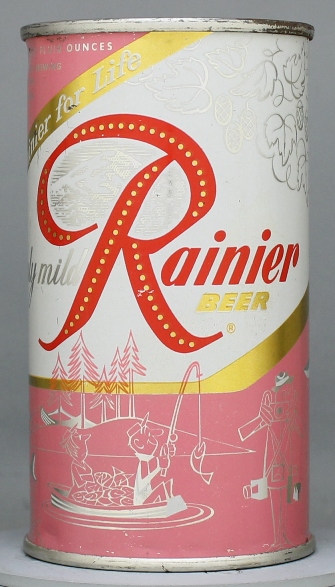 Rainier Beer Flat Top Can