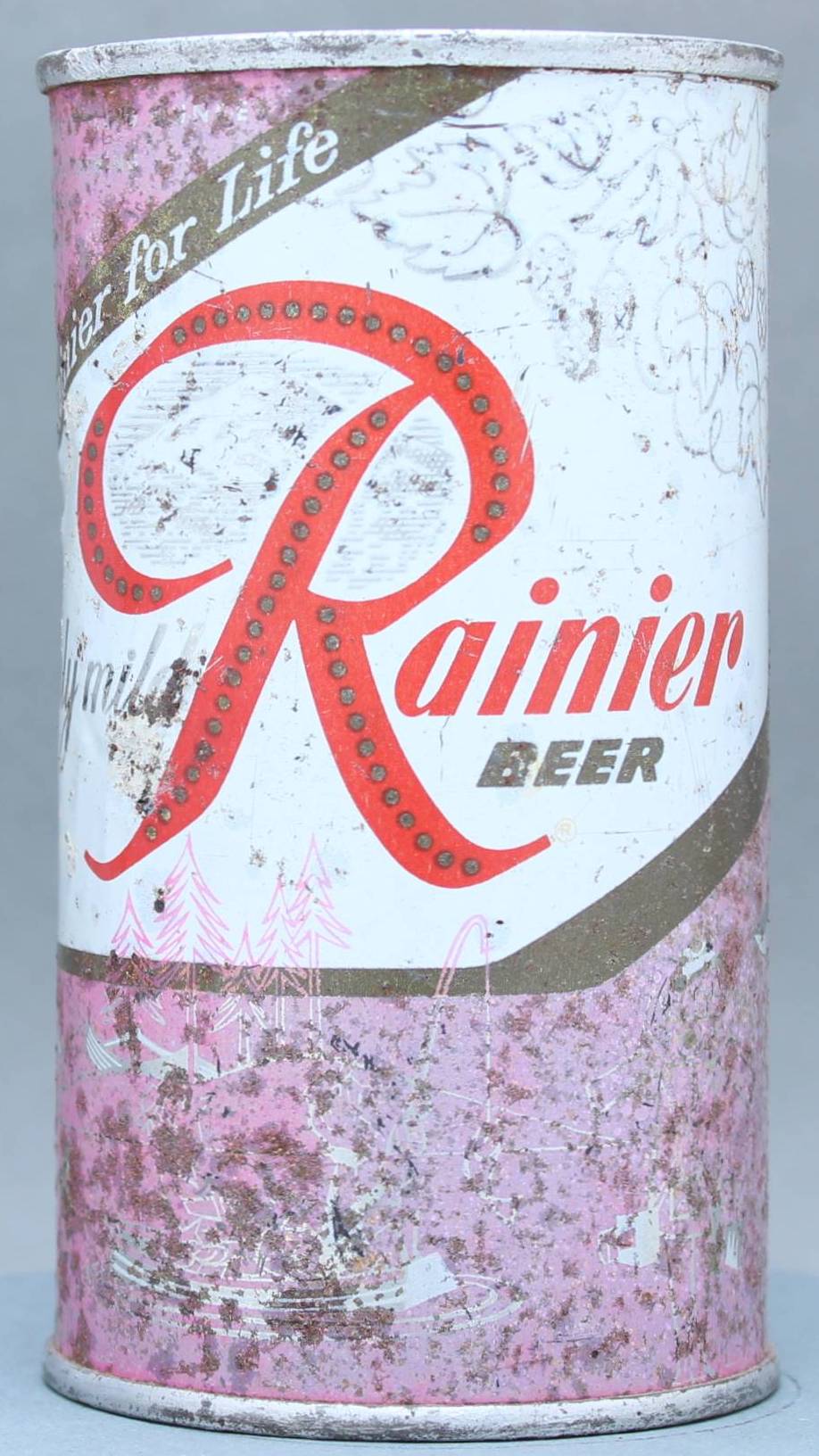 Rainier Beer Flat Top Can