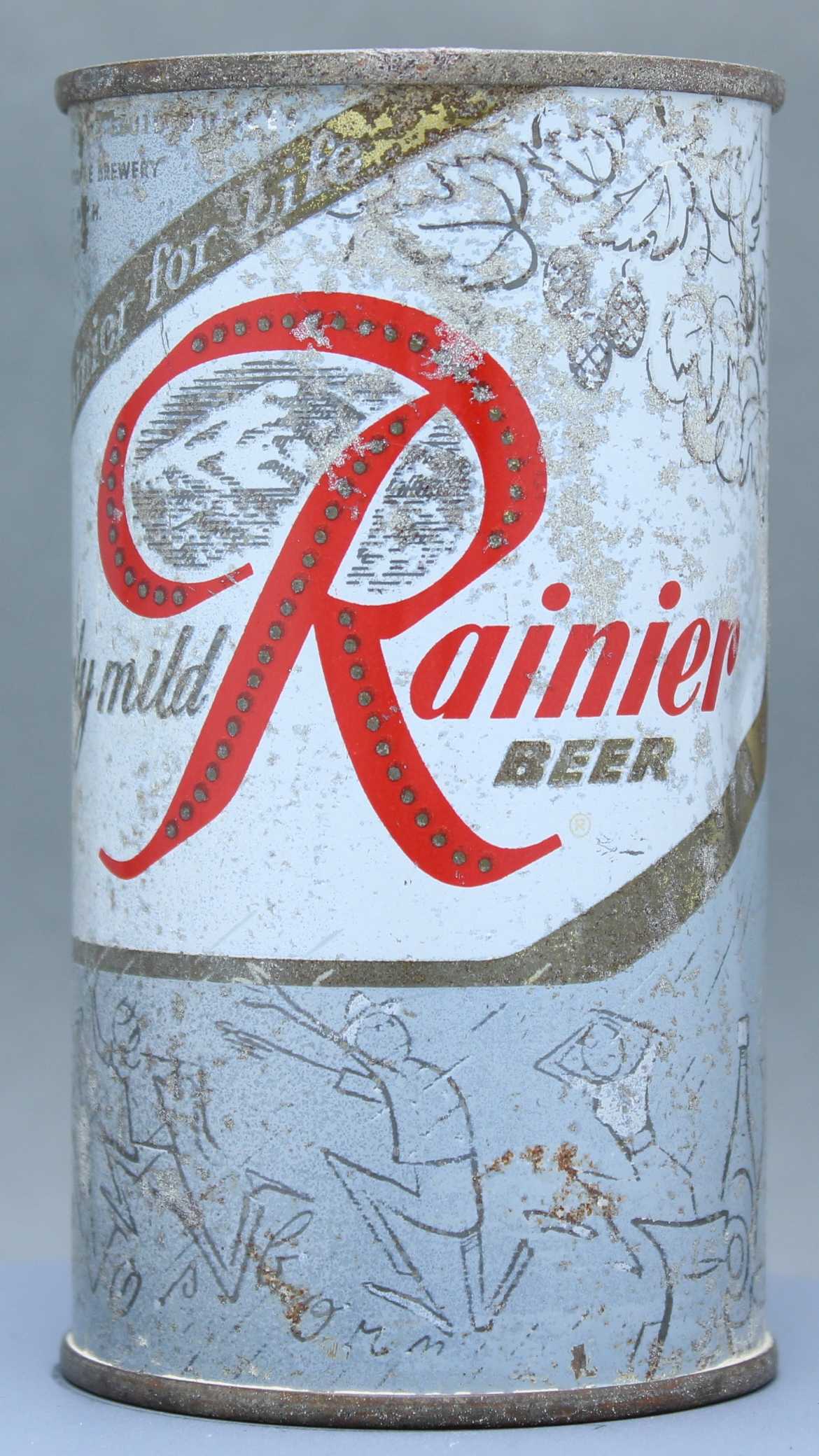 Rainier Beer Flat Top Can