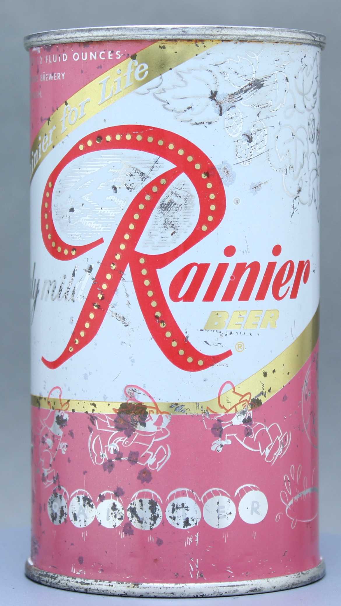 Rainier Beer Flat Top Can