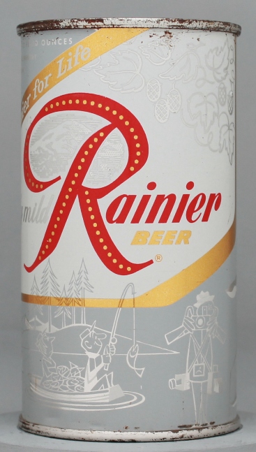 Rainier Beer Flat Top Can