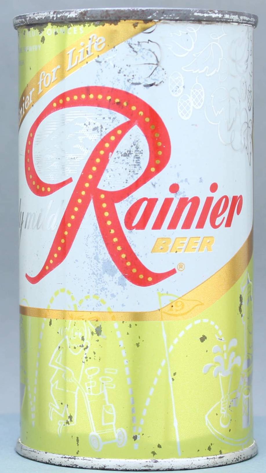 Rainier Beer Flat Top Can