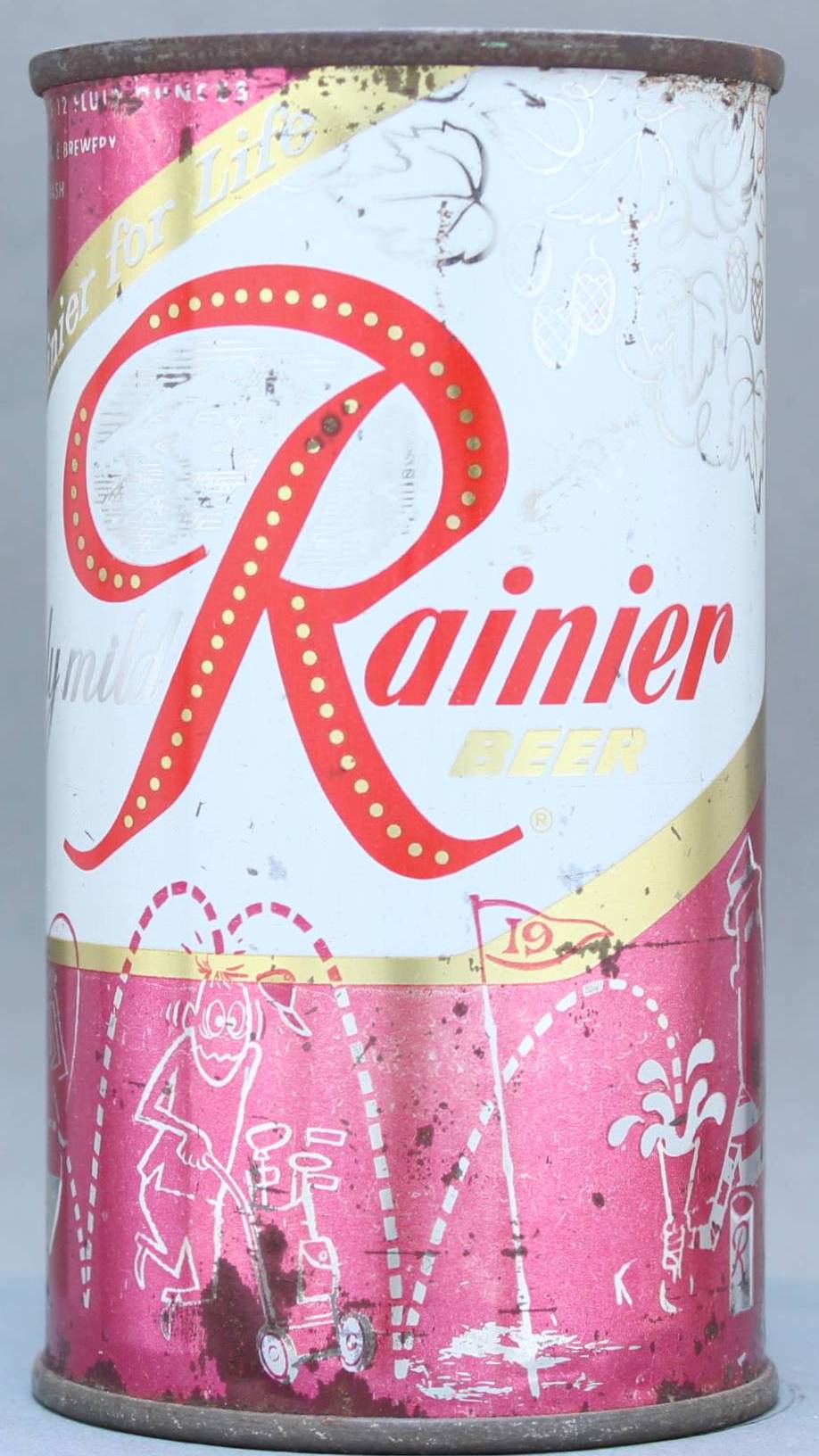 Rainier Beer Flat Top Can