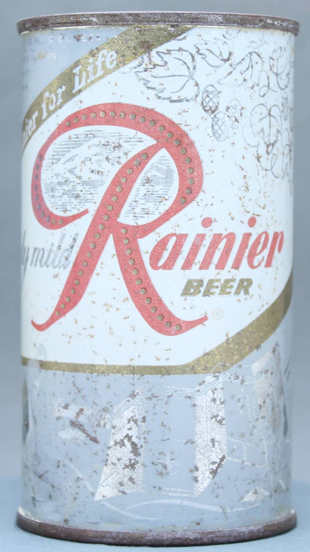 Rainier Beer Flat Top Can