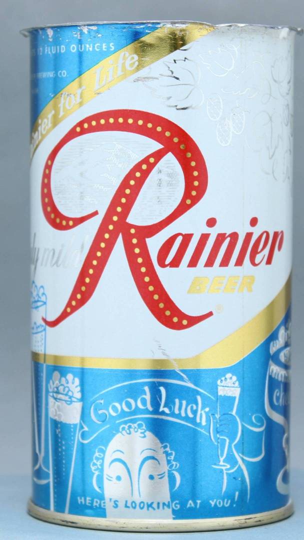 Rainier Beer Flat Top Can