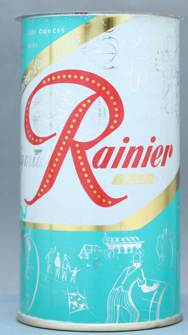 Rainier Beer Flat Top Can
