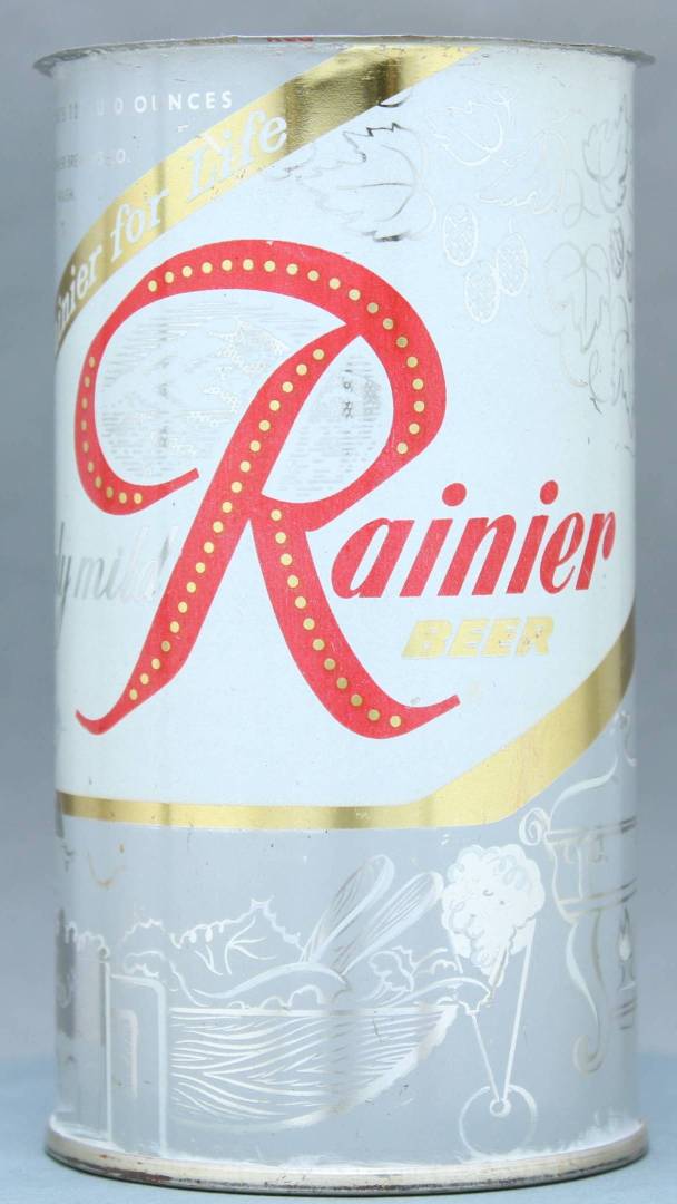 Rainier Beer Flat Top Can