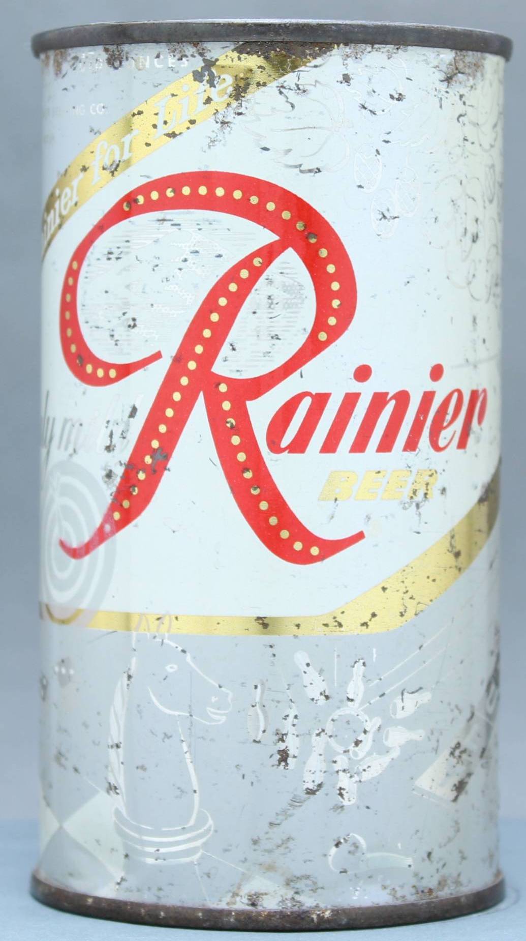 Rainier Beer Flat Top Can