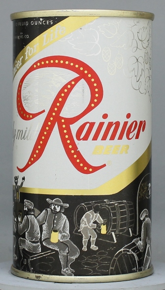Rainier Beer Flat Top Can