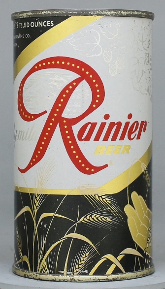 Rainier Beer Flat Top Can