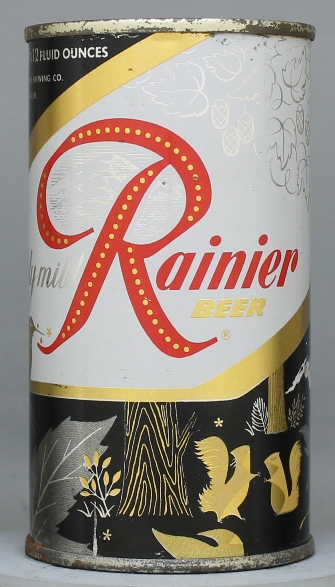 Rainier Beer Flat Top Can