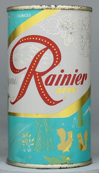 Rainier Beer Flat Top Can
