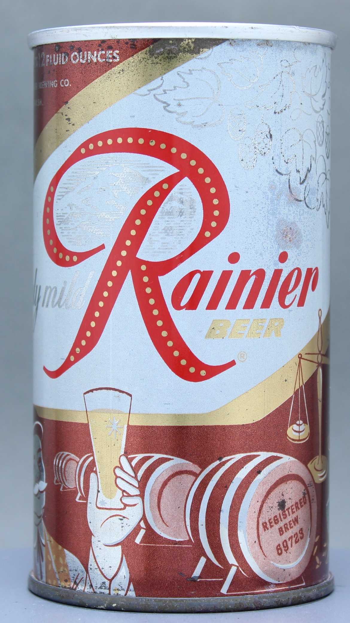 Rainier Beer 12 Oz 10-12 oz Can