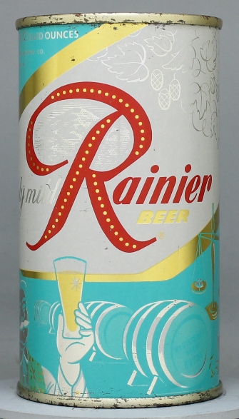 Rainier Beer Flat Top Can