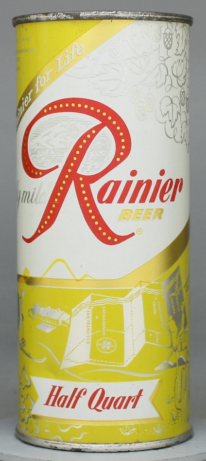 Rainier Beer Flat Top Can