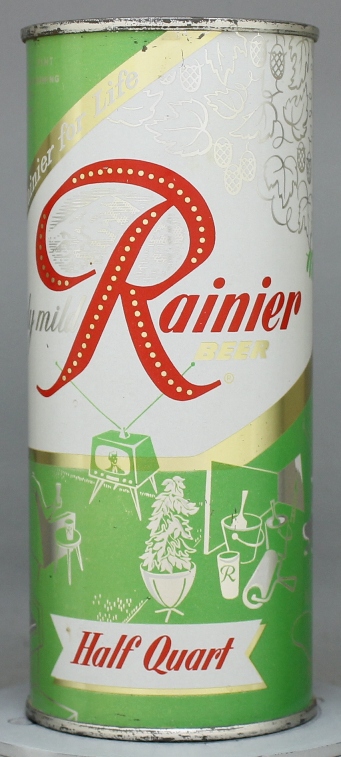 Rainier Beer Flat Top Can