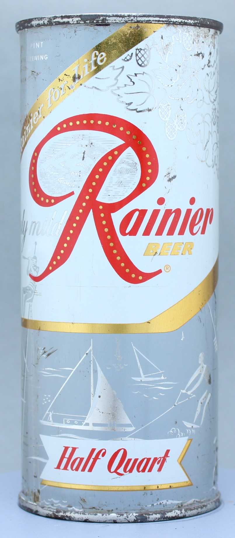 Rainier Beer Flat Top Can