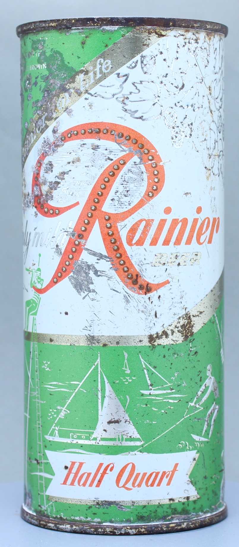 Rainier Beer Flat Top Can