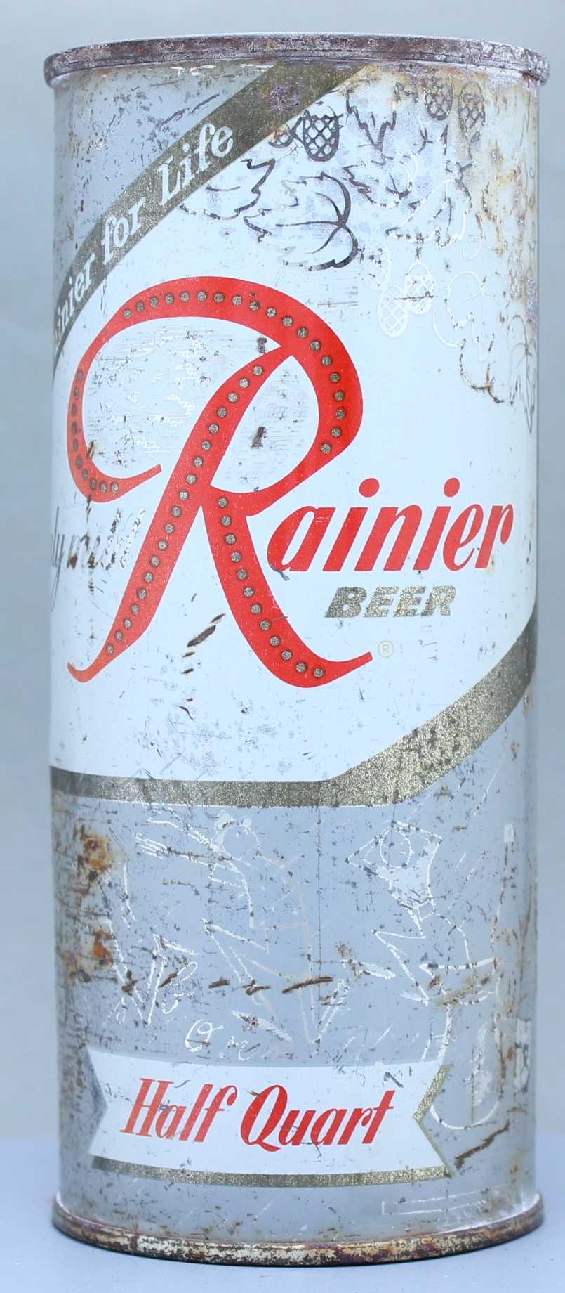 Rainier Beer Flat Top Can