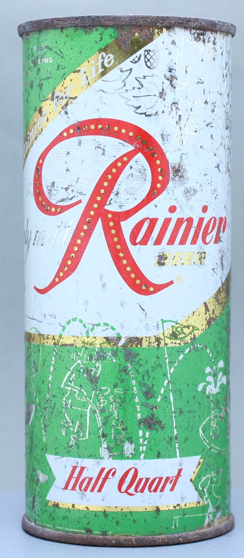 Rainier Beer Flat Top Can