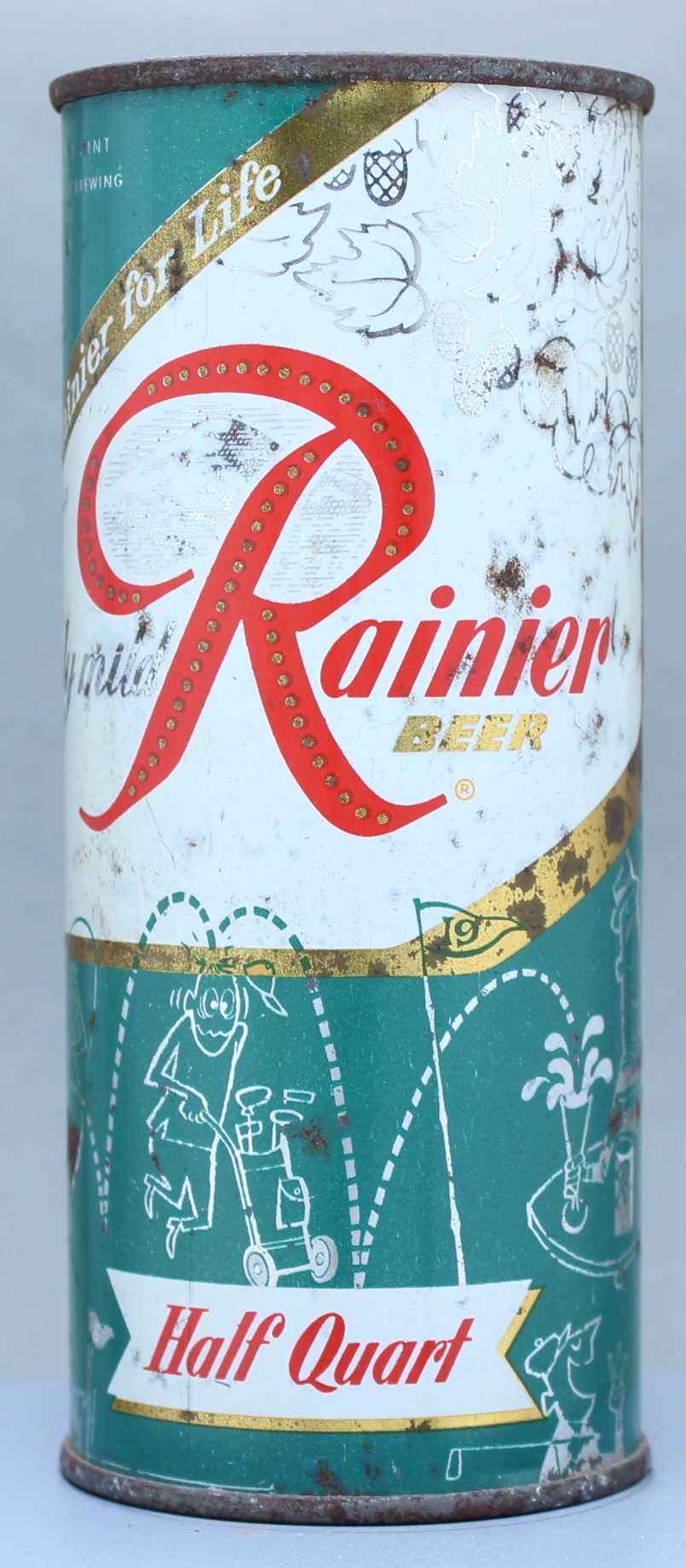Rainier Beer Flat Top Can