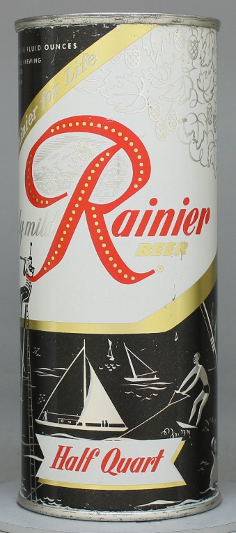 Rainier Beer Flat Top Can