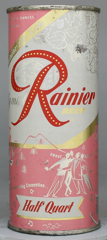 Rainier Beer Flat Top Can