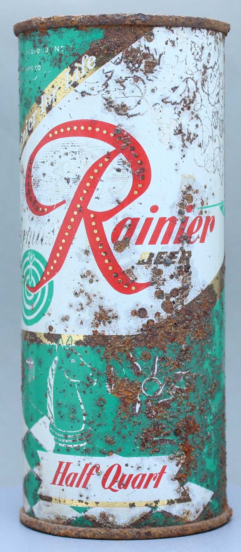 Rainier Beer Flat Top Can