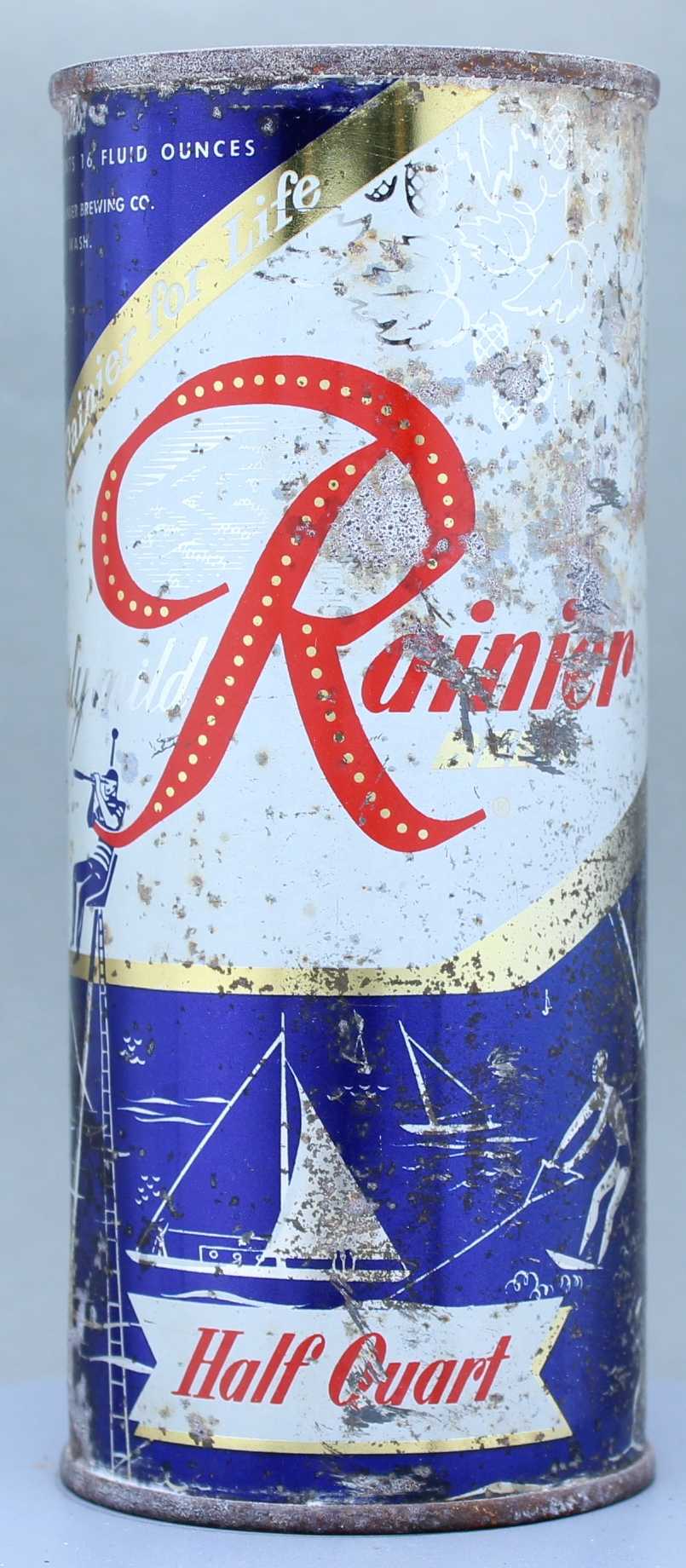 Rainier Beer Flat Top Can