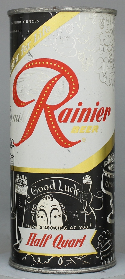 Rainier Beer Flat Top Can