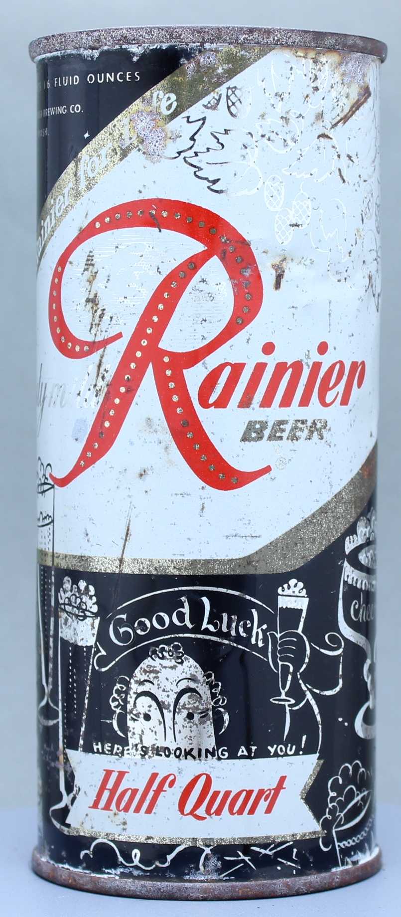 Rainier Beer Flat Top Can