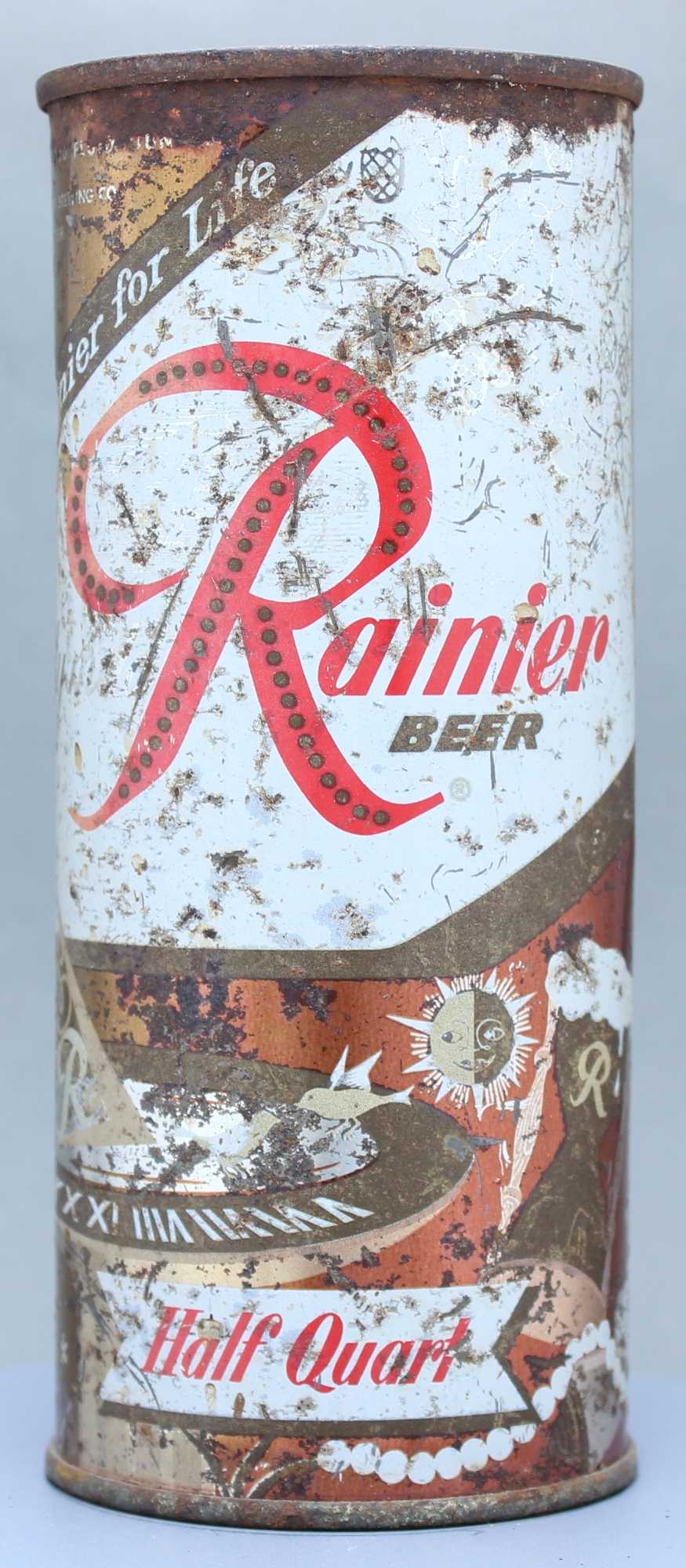 Rainier Beer Flat Top Can