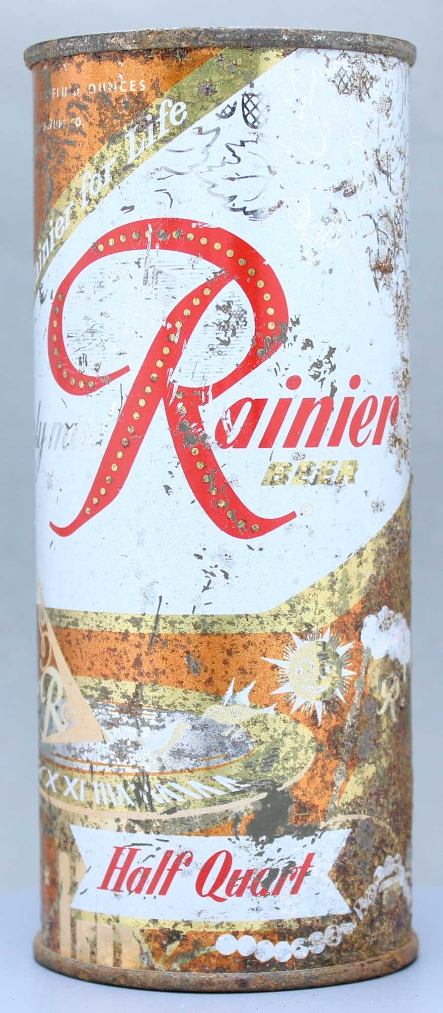 Rainier Beer Flat Top Can