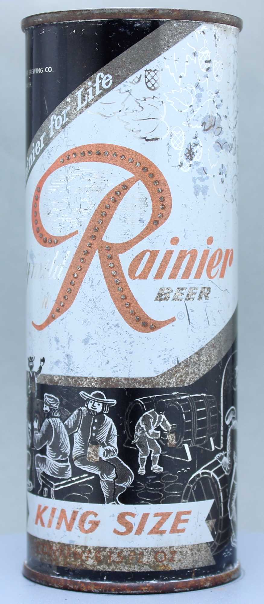 Rainier Beer Flat Top Can