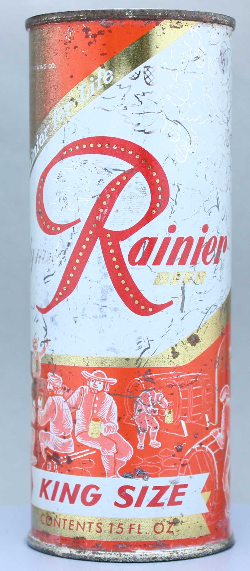Rainier Beer Flat Top Can