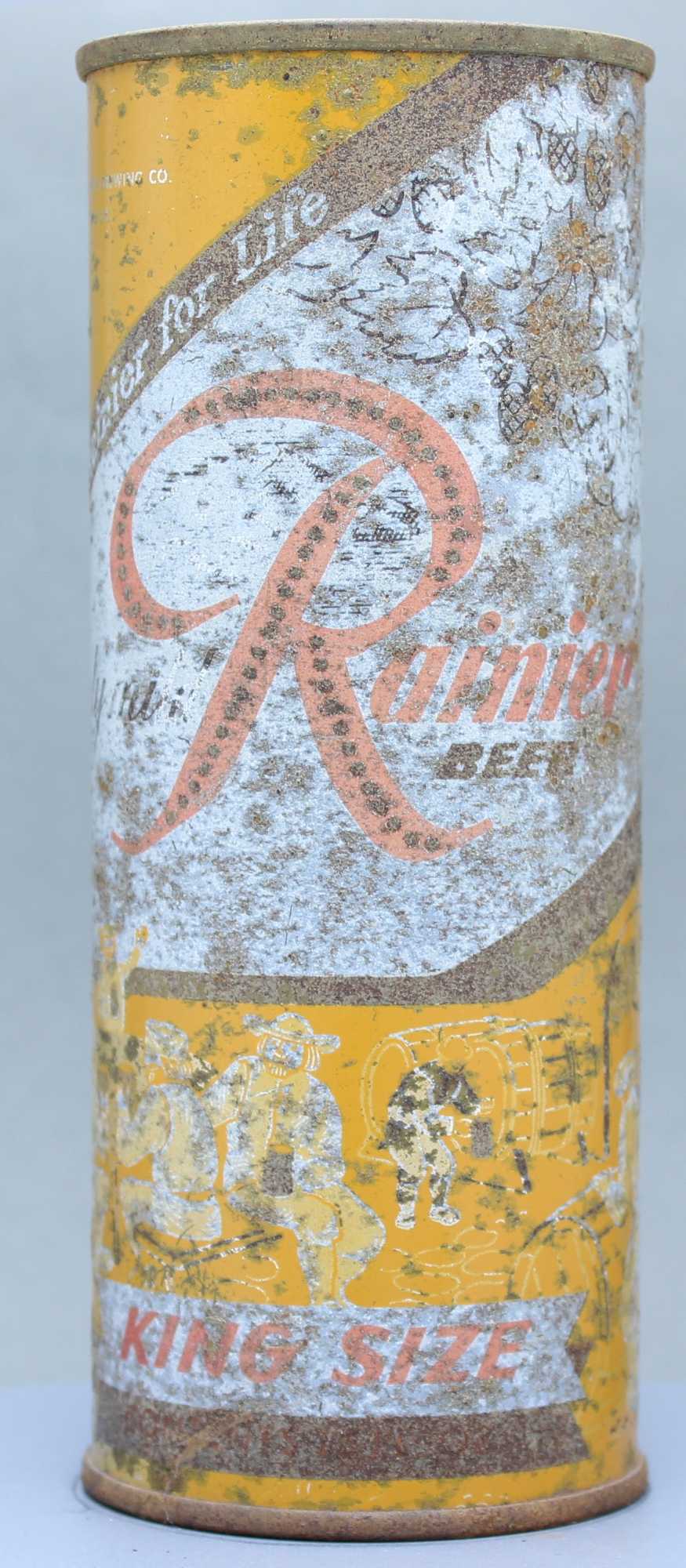 Rainier Beer Flat Top Can