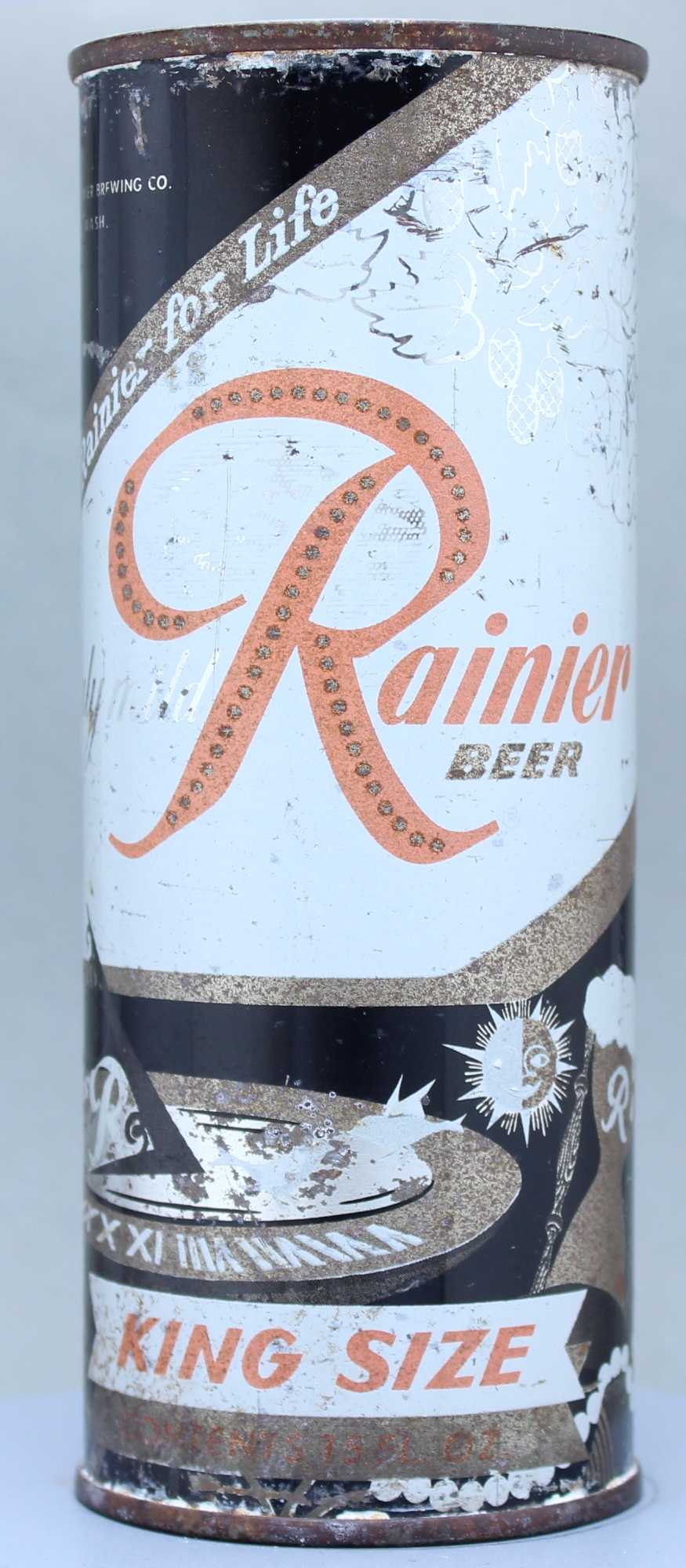 Rainier Beer Flat Top Can